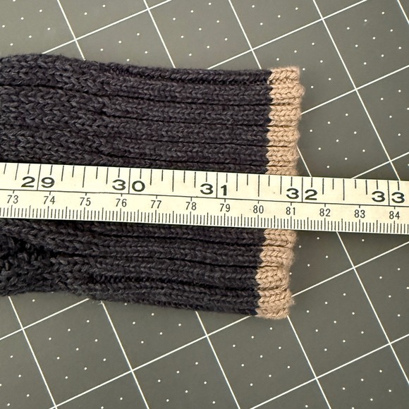 Columbia Mens Small ROC Crewneck Sweater Navy Blue Ribbed Knit Gorpcore Capsule - Picture 6 of 8